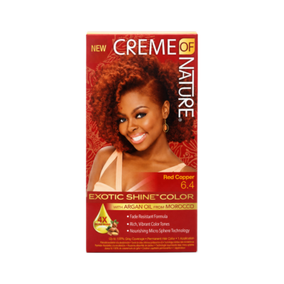 Creme Of Nature Exotic Shine Red Copper Hair Color 6.4