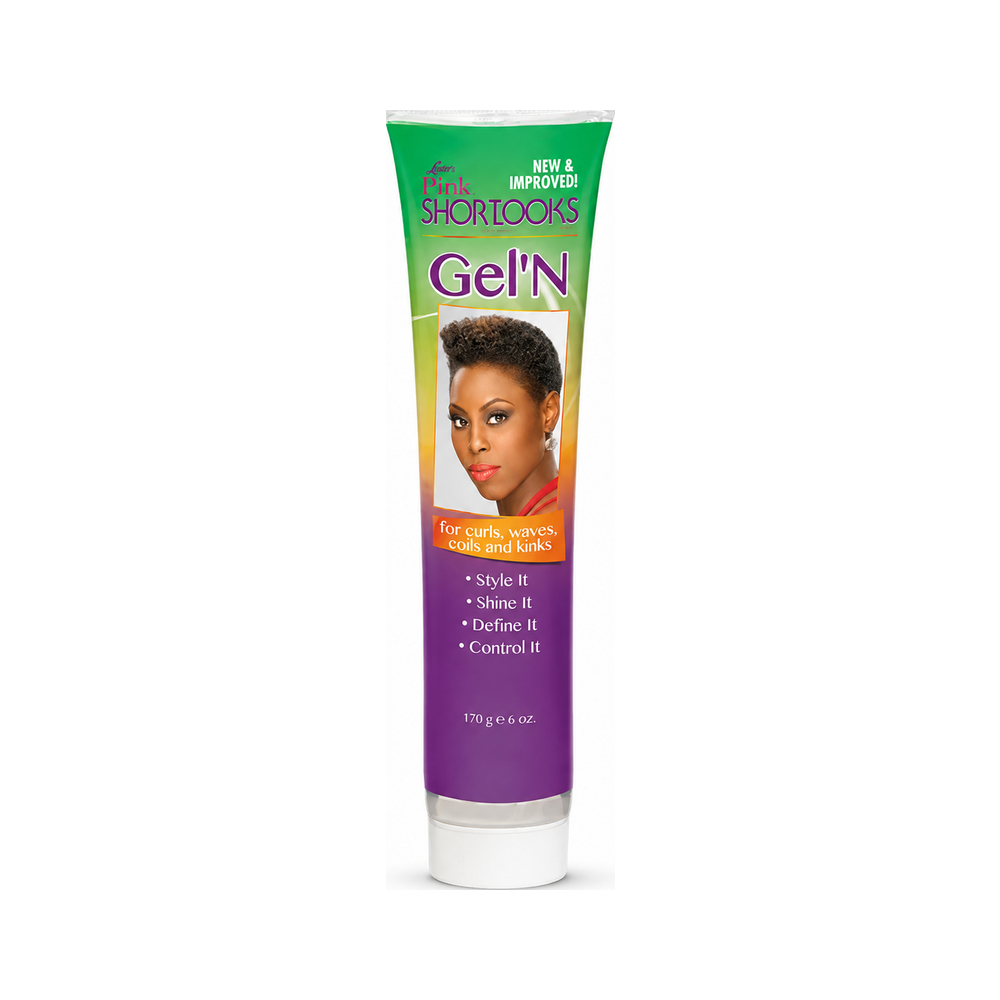 Luster's Pink Shortlocks Gel´n for curls, waves, coils and kins