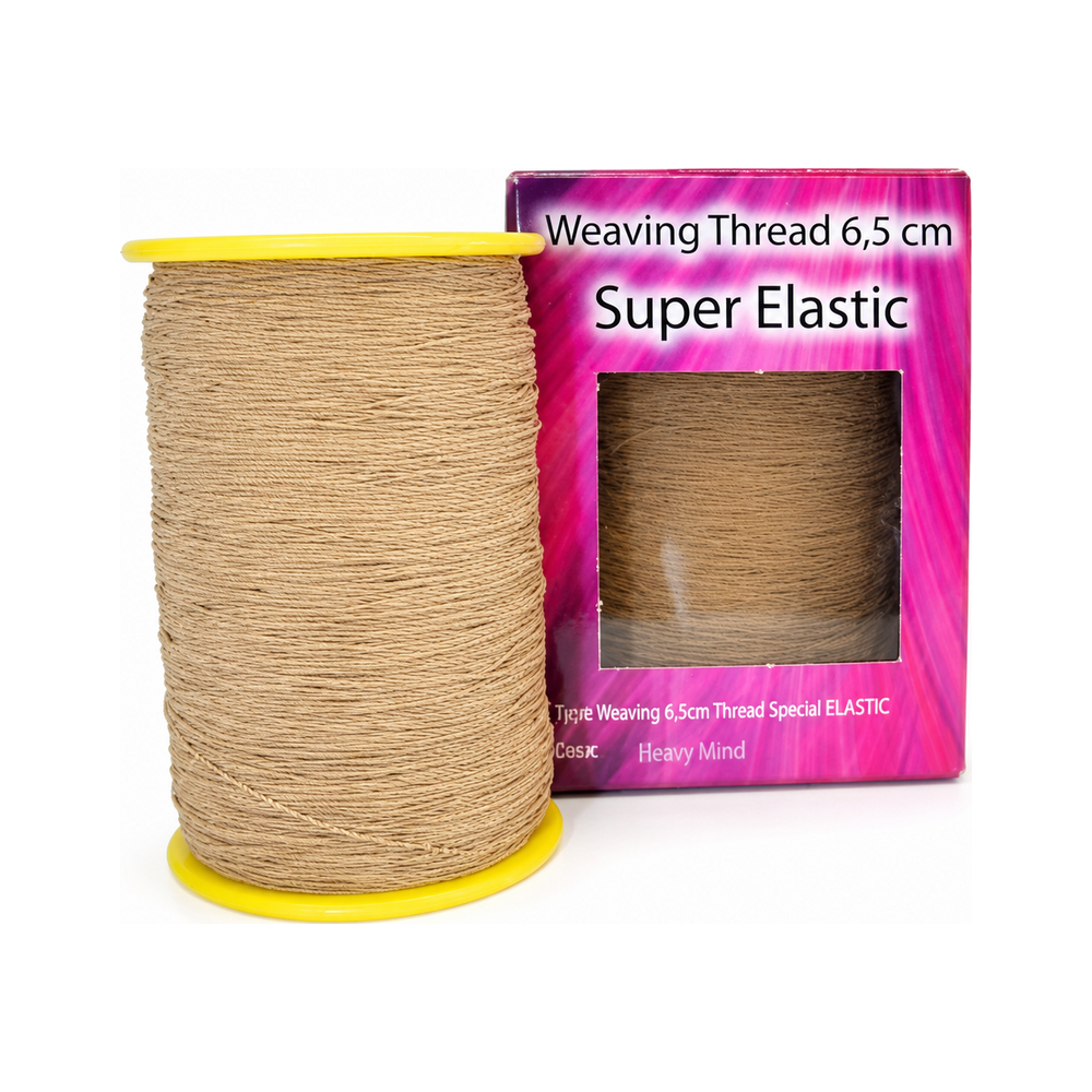 Dream Fix Weaving Thread Super Elastic Brown 6.5cm