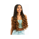 Dream Hair X3 French Curl Crochet Braided #1B 55 cm