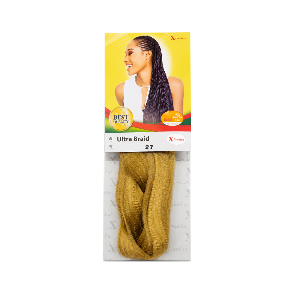 Ultra Braid 46 Pre-Stretched Farbe 27 Gold blond X-PRESSION