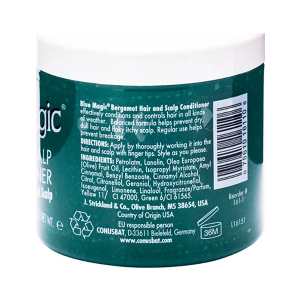 Blue Magic Bergamot Hair and Scalp Conditioner - Image 3