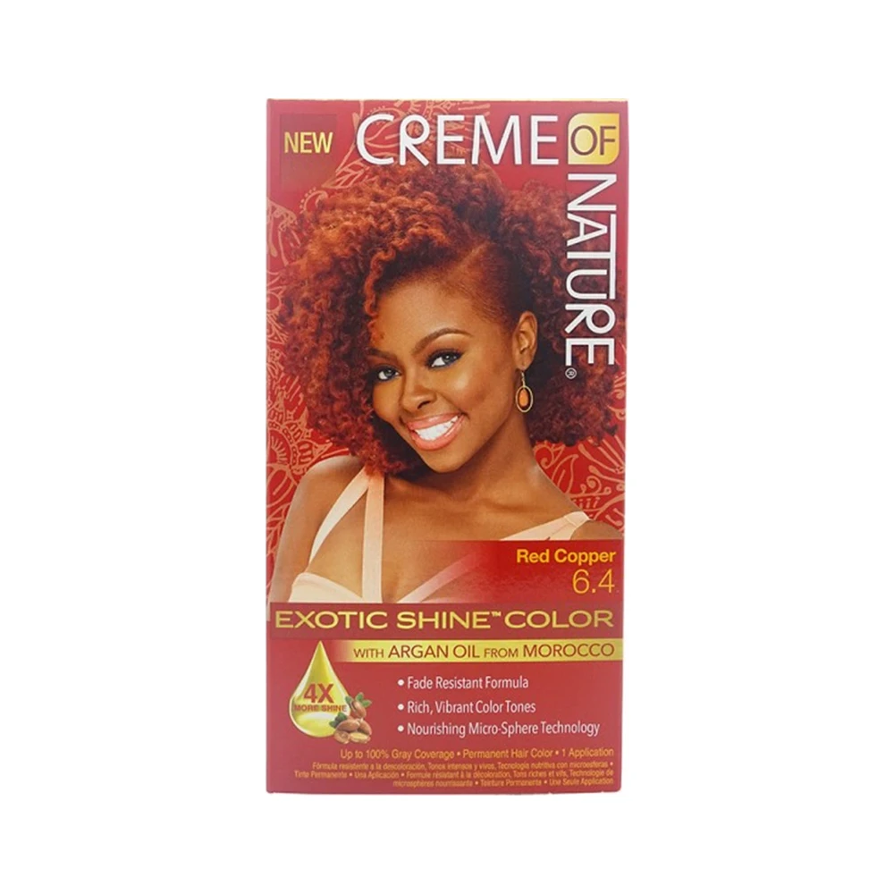 Creme Of Nature Exotic Shine Red Copper Hair Color 6.4 - Image 2