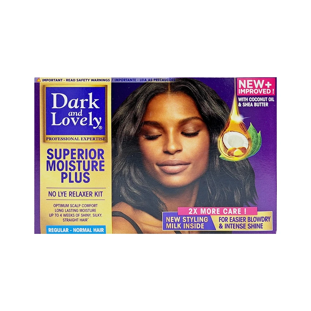 Dark and Lovely Superior Moisture Plus No Lye Relaxer KIT Regular – Bild 2