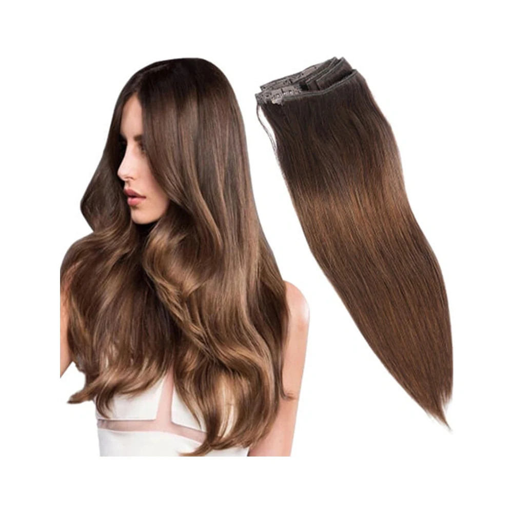 Dream Hair Clip-In Extensions Set Real Hair #2 45cm – Bild 2