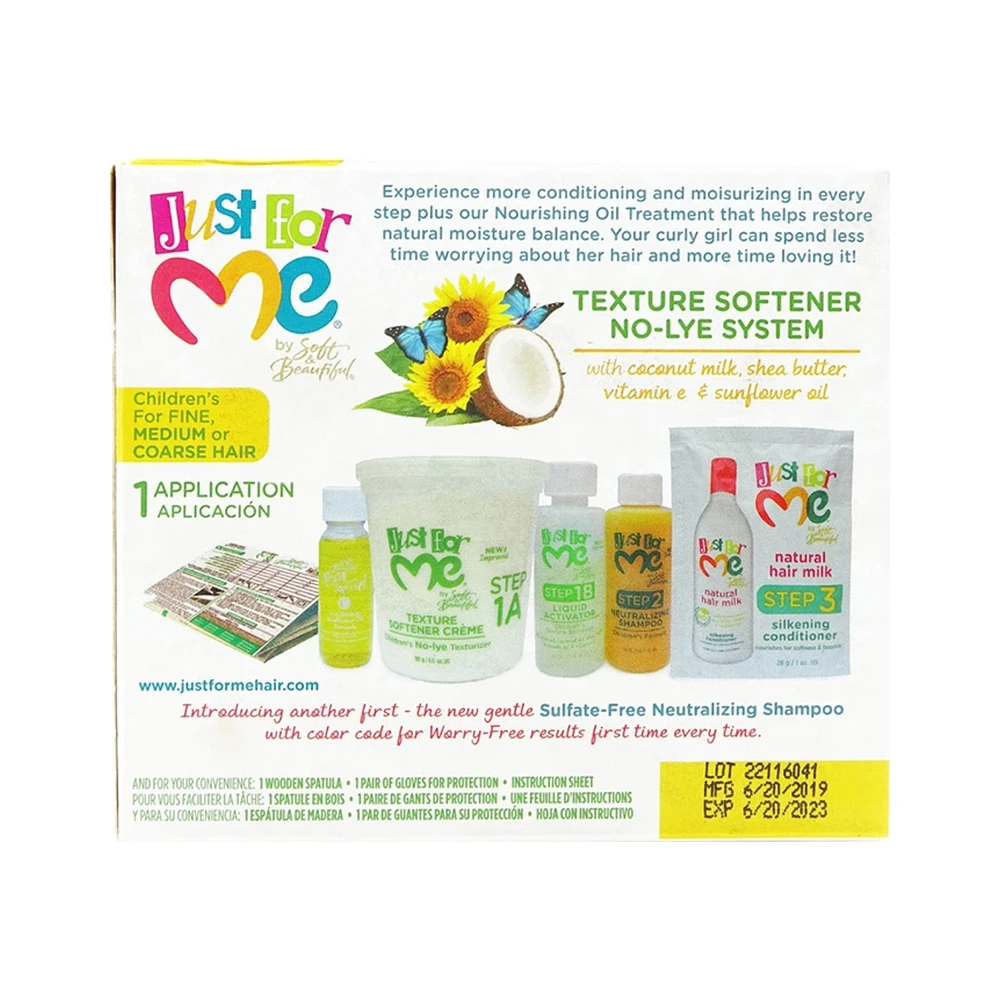 Just for Me No-Lye Conditioning Creme Relaxer Kit Regular - Image 3