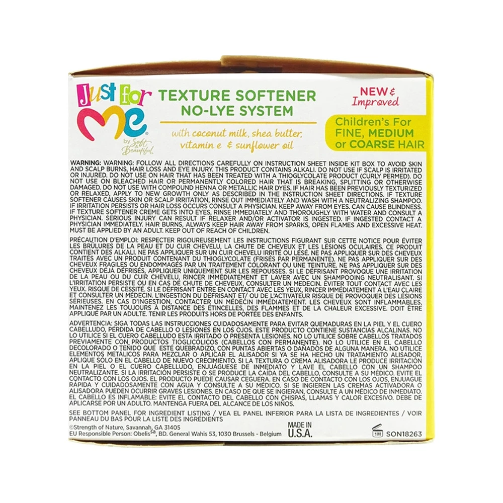 Just for Me No-Lye Conditioning Creme Relaxer Kit Regular - Image 4