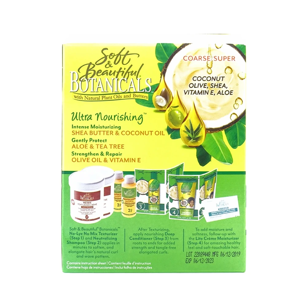 Soft and Beautiful Botanicals No Mix Texturizer Coarse, 2 Applications – Bild 3