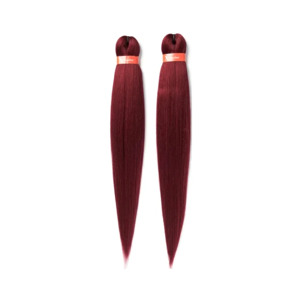 X-Pression Ultra Braid #Burgundy 116cm - Image 3