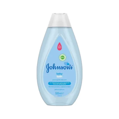Johnson’s Baby Bath, free from parabens, sulfates, and dyes
