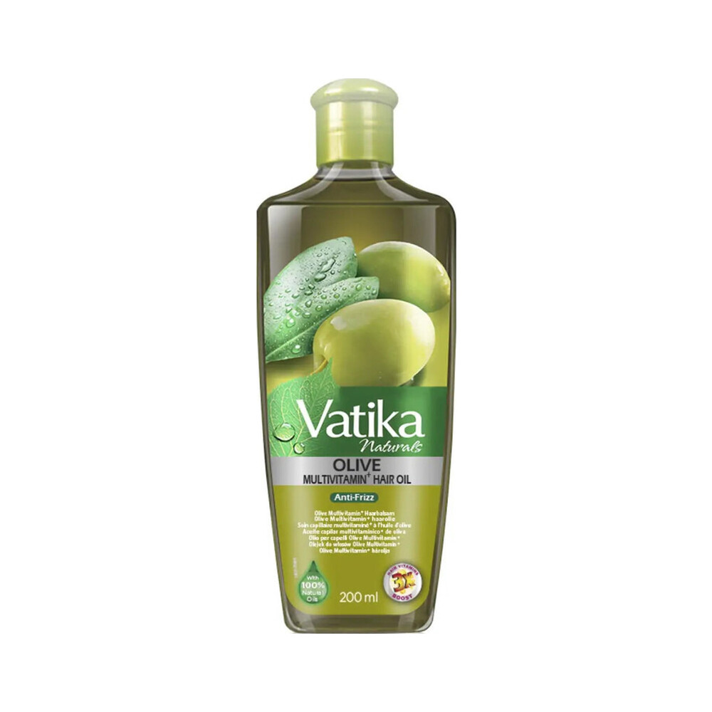 Vatika Naturals Olive Multivitamin Hair Oil – Anti-Frizz