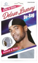 Dream World Silky & Shiny Deluxe Du-Rag Black DRE006